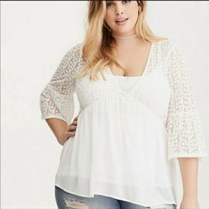 TORRID LACE TOP
